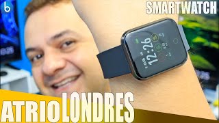 Um Smartwatch SIMPLES E BARATO Mas VALE A PENA ATRIO LONDRES [upl. by Hanoj]