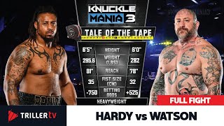 The Bigger They Are The Harder They Fall BKFC Hardy vs Watson [upl. by Vashti657]