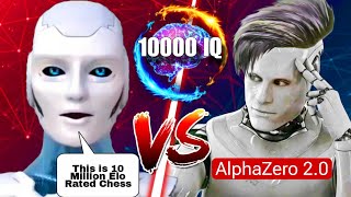 10000000 ELO CHESS Stockfish 16 Vs AlphaZero 20  Greatest Chess Game of All Time  Chess Strategy [upl. by Ailimaj]