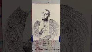 My Mac Miller Painting macmiller hiphop [upl. by Yhtomit]