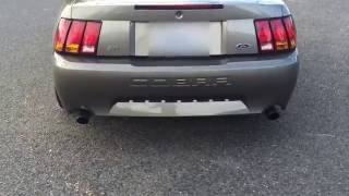 2001 mustang cobra exhaust flowmaster  Mac prochamber [upl. by Ecinue]