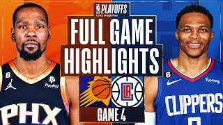 4 SUNS at 5 CLIPPERS  FULL GAME 4 HIGHLIGHTS  April 22 2023 [upl. by Elorac]