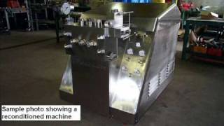 GAULIN 600 MC18 8TBS TWO STAGE HOMOGENIZER  RECONDITIONED 6807 [upl. by Nwadahs423]