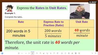 MATATAG GRADE 7 MATHEMATICS👉Solving Problems Involving Rates Speed Expressing Rates in Unit Rates [upl. by Nojad823]