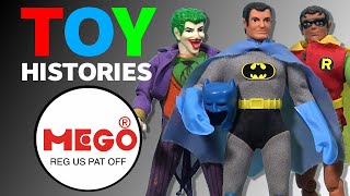 History of Mego Toys Vintage Mego Action Figure Review  Collection [upl. by Layne524]