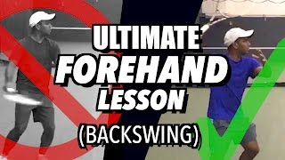 ULTIMATE Forehand Tennis Lesson  Technique Fundamentals  Backswing [upl. by Dulciana]