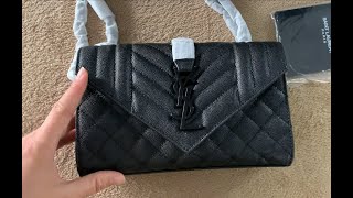 YSL MONOGRAM ENVELOPE SMALL BAG from Suplook [upl. by Jump]