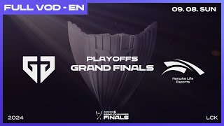 GEN vs HLE  Grand Finals  Woori Bank 2024 LCK Summer Playoffs [upl. by Beryl]