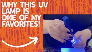 Review of Handheld UV Light for Nails [upl. by Alliuqaj]