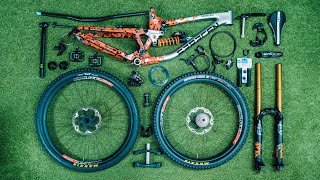 DREAM BUILD MTB  Saracen Myst DH  Danny Hart world champs 2019 [upl. by Ardnuas404]