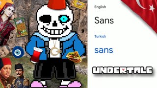 Undertale SANS em vários idiomas MEME [upl. by Ameerak]