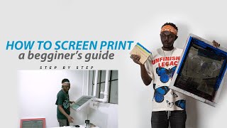 How To Screen Print for Beginners [upl. by Bannerman]