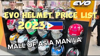 EVO HELMET PRICE LIST PHILIPPINES 2024 DUAL SPORT HALF FACE AND MODULAR [upl. by Hayton]