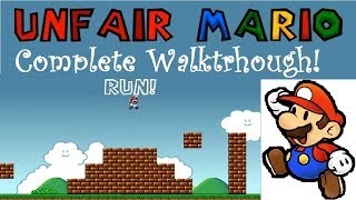 Unfair Mario Complete Walkthrough Level 110 [upl. by Eldnek]