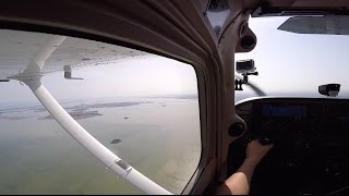 PPLA Tag 21 Ciao Venezia Rückweg mit der Cessna 172 [upl. by Yhprum45]