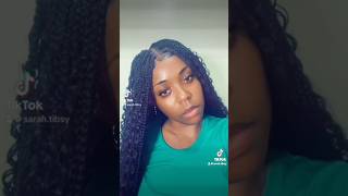 Braided lace front wig tiktok wiginfluencer wiginstallation [upl. by Maye]