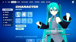 Fortnite BIG 2025 Collab Leaked HATSUNE MIKU [upl. by Ecinhoj]