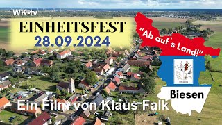 Einheitsfest in Biesen 2024 auf Wittstock TV mit Umzug [upl. by Llekcir]