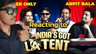 Reacting to INDIAS GOT LATENT ft Arpit Bala  DarkkPepper [upl. by Amein378]