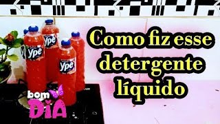 COM FAZER DETERGENTE CASEIRO A MELHOR FORMA DE FAZER DETERGENTE CASEIRO NO YOUTUBE 😱 [upl. by Ecirtnas]