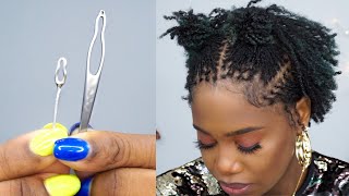 How to Self Retighten Your Locs plus NAPPY LOCS TOOL  Kendra Kenshay [upl. by Bak]