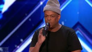 another guy sings quotballs in yo jawsquot in americas got talent [upl. by Monarski15]