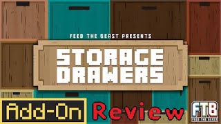 Minecraft Bedrock addon mod review Storage Draws [upl. by Lillith]