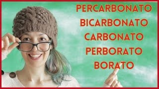 😲 Bicarbonato carbonato percarbonato borax¿SON LO MISMO ¿PUEDEN SUSTITUIRSE 😲 [upl. by Lydie487]