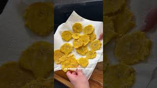 How To Make PERFECT Tostones [upl. by Annaerdna]