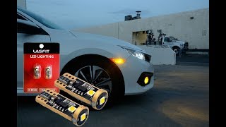 How to Install LED Side Marker Light Bulbs Into a 2016 2017 2018 2019 Honda Civic [upl. by Ayekram]