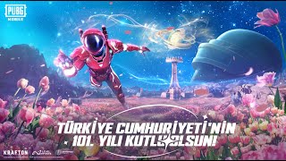 CUMHURİYETİMİZ’İN 101 YILI KUTLU OLSUN 🇹🇷🛰️ I PUBG MOBILE [upl. by Shedd340]