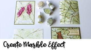 Create a Marbling Look with a Feather Quill [upl. by Chen576]