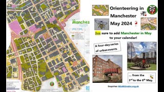 MDOC Manchester City Race urban orienteering course 3 5 May 2024 [upl. by Hgielyak]