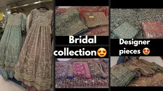 Exclusive Bridal collections❤Meena bazaar ke designer dresses sarees🤩vlogs hyderabad shopping [upl. by Wendeline396]