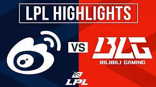 WBG vs BLG Highlights ALL GAMES  LPL 2024 Summer  Weibo Gaming vs Bilibili Gaming [upl. by Panchito]