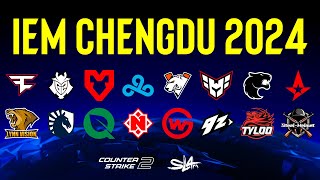 День 2  Group Stage  IEM Chengdu 2024  КРИВОЙ ЭФИР [upl. by Annoynek]