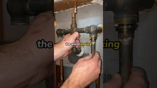 The WORST Soldering Job I’ve Ever Done Shower Valve Install plumber plumbing moen soldering [upl. by Nuhsyar]