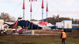 Circus Knie Big Top Setup [upl. by Dnyletak425]