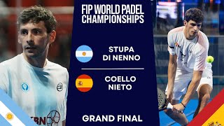 HARD FALL  StupaDi Nenno VS CoelloNieto  WORLD PADEL CHAMPIONSHIPS 2024  Highlights  FINAL [upl. by Annaihr]