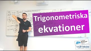 Matematik 4 Trigonometriska ekvationer del 1 av 2 [upl. by Hullda268]