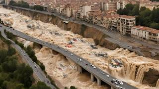 Three Gorges Dam Collapses Heavy Rain Causes Massive Floods China [upl. by Maidie]