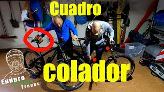 Hacemos un colador con nuestro cuadro 😅 Cómo guiar internamente los cables de tu bici [upl. by Ycrem]