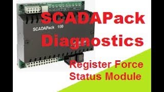 Telepace  SCADAPack Register Force Status module [upl. by Darcey846]