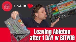 LEAVING Ableton for BITWIG AFTER 1 DAY [upl. by Ettelohcin]