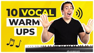 10 Vocal Warmups  Ridiculously Easy and Effective [upl. by Aneerak804]