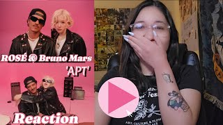 My Reaction to ROSÉ amp Bruno Mars APT  Obsessed with this Collaboration 🩷✨ [upl. by Ginder]