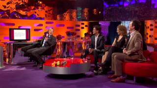 Graham Norton Show Texts from last night Bradley Cooper Ed Helms Alex Kingston and Rob Lowe [upl. by Ttevy]