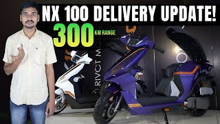 300 KM Range  RIVOT Motors NX 100 Electric Scooter Delivery Update  EV Bro [upl. by Claribel]