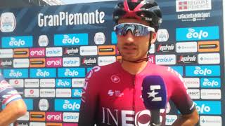 Gianni Moscon  Intervista alla partenza  Gran Piemonte 2020 [upl. by Rafaelof]