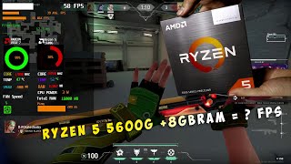 Ryzen 5 5600G amp 8gb Valorant Integrated Vega 7 Test [upl. by Earahc575]